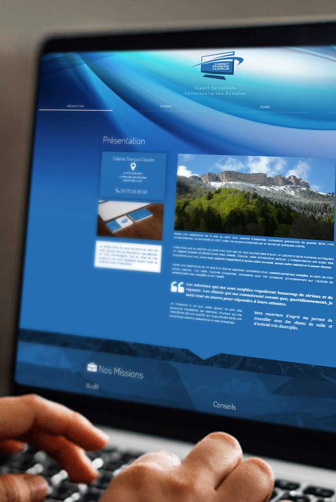 Site Web François Clavelin : Expert compatble et commissaire aux comptes
